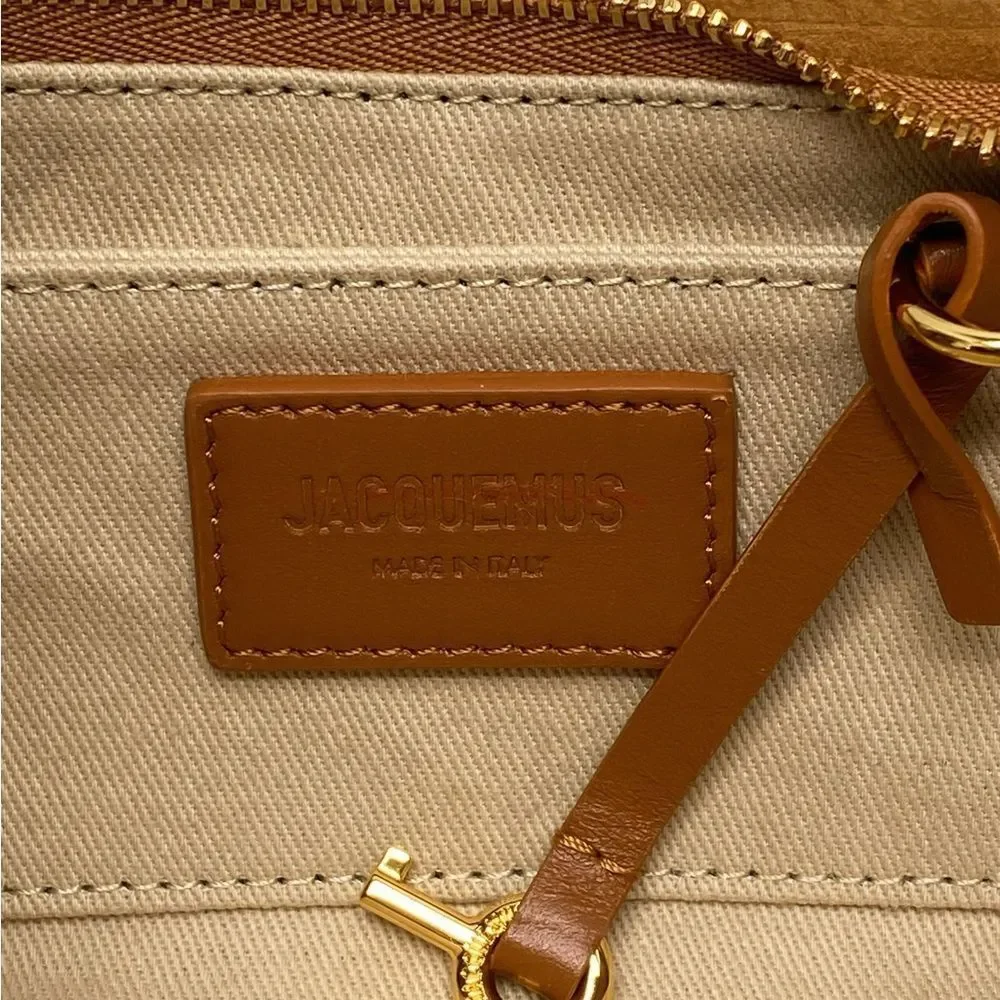 Jacquemus Le Bisou Cadenas Suede Shoulder Bag - Picture 14 of 15